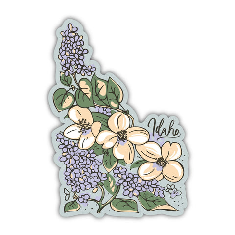 Idaho State Flower Sticker, CDA