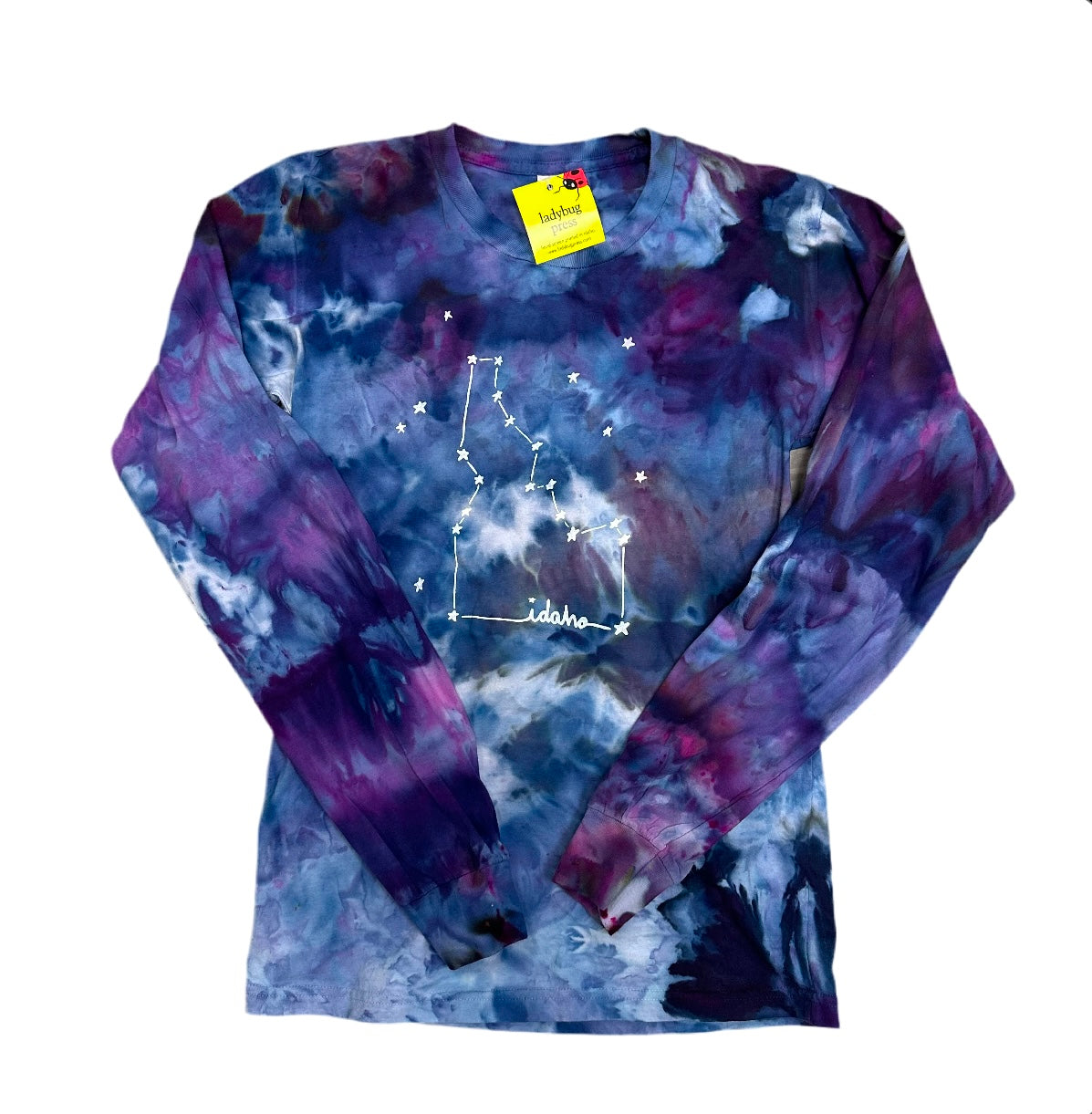 Ice Dyed Idaho Constellation Long sleeve Shirt