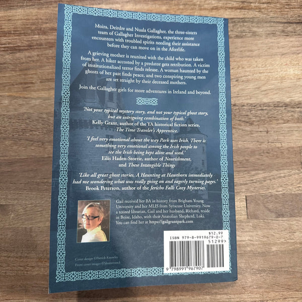 A Haunting at Hawthorn Book, Local Idaho Author Gail Grant Park