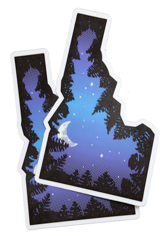Skydaho Sticker, Banana Ink.