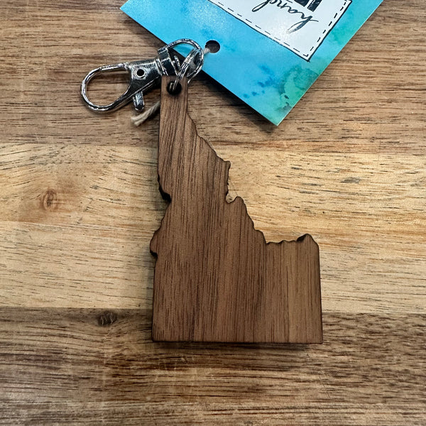 Idaho Wood Keychain
