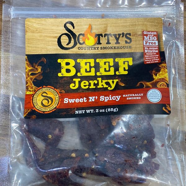 Scotty’s Assorted Beef Jerky, Gluten & MSG Free!