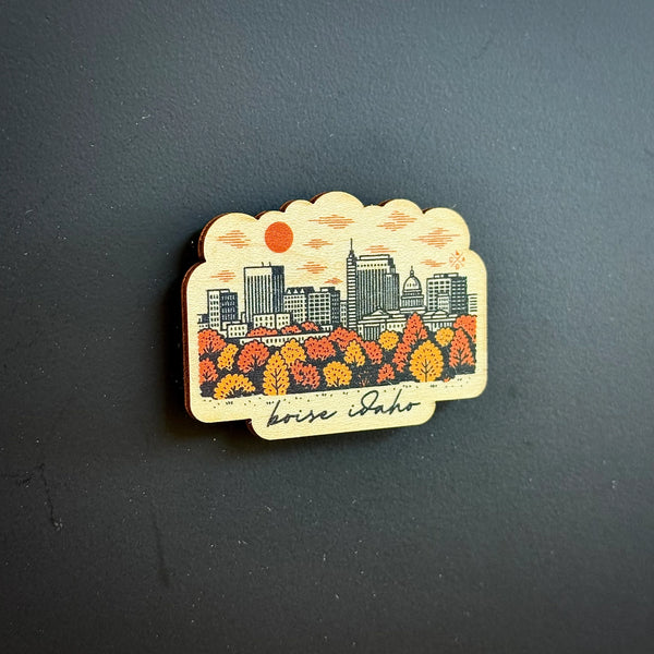 Boise Idaho Skyline Magnet, CDA