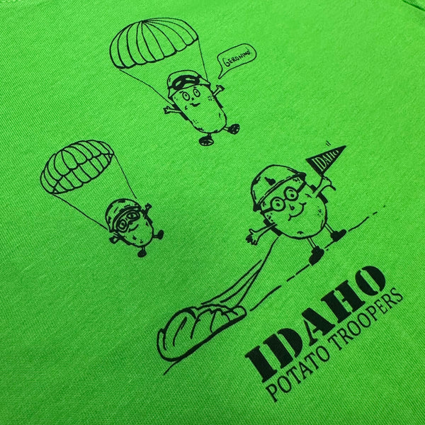 Toddler Idaho Potato Troopers T-Shirt, Eco Friendly Water based inks, Toddler Sizes