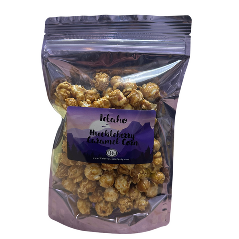 Idaho Huckleberry Caramel Corn, Weiser Candy Co.