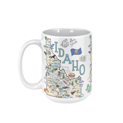 Idaho Ceramic Mug, 15oz