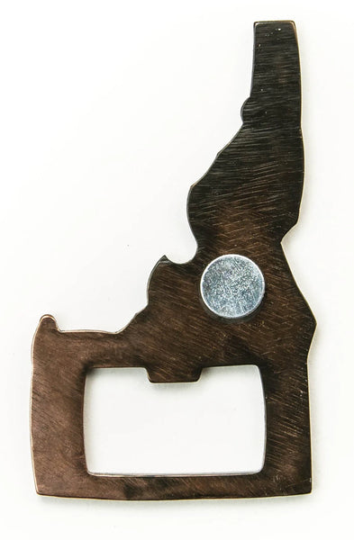 Idaho Metal Bottle Opener, Bronze Color