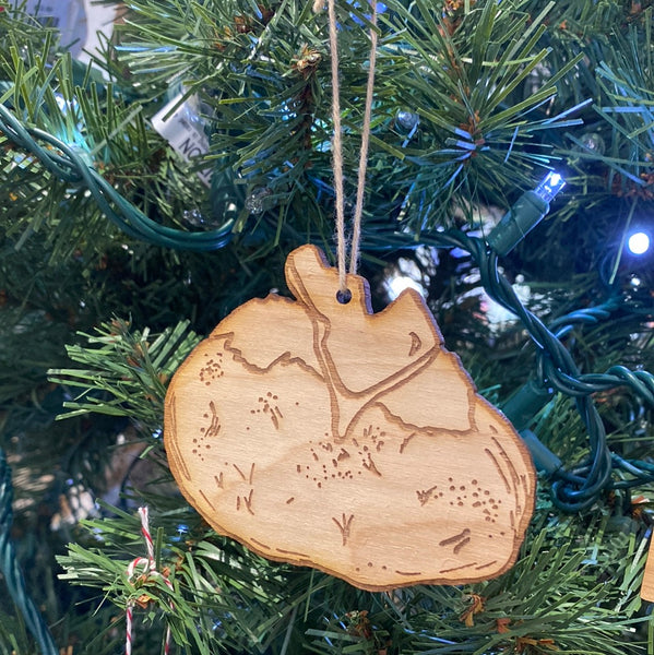 Idaho Spud Wood Ornament