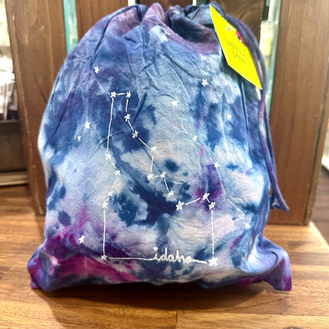 Ice Dyed Produce Bag with Print.