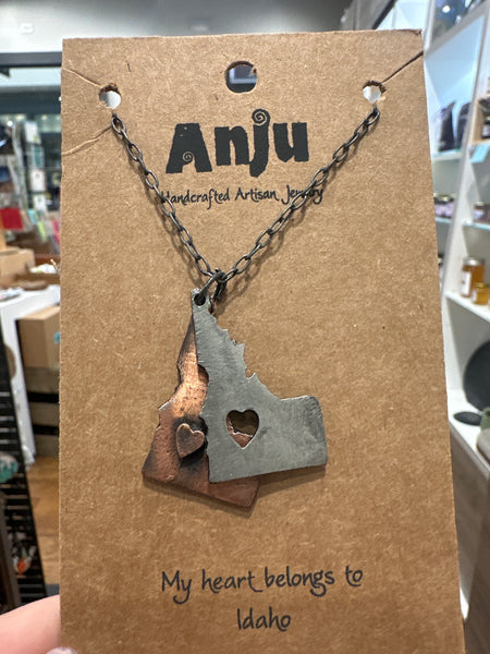 Idaho Heart Necklace