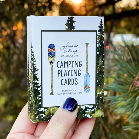 Fun Camping Playing Cards