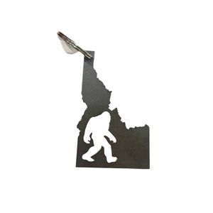 Yeti in Idaho Steel Keychain