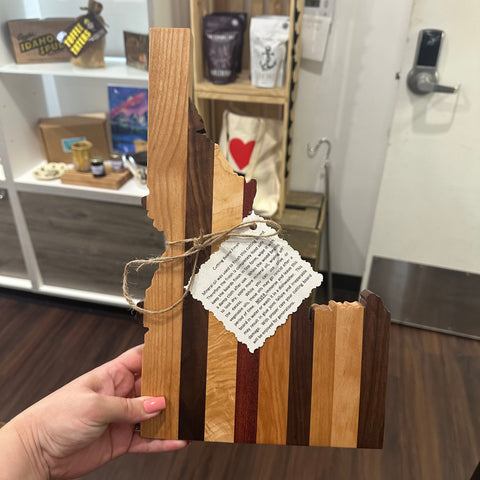 Idaho Shaped Board, Small. Handmade in Boise!