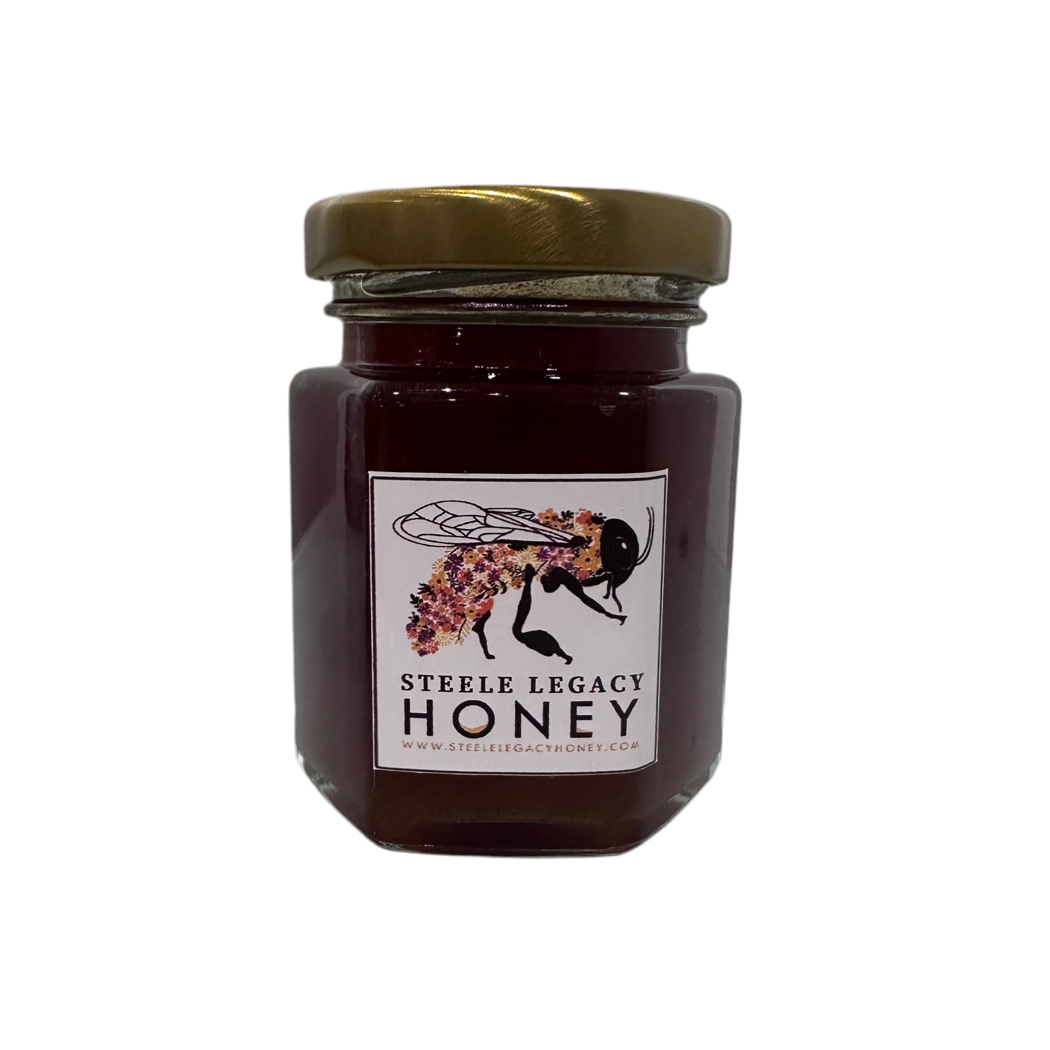 Steele Honey Mini 3oz Jar TSA Approved, Sweet Clover or Wildflower