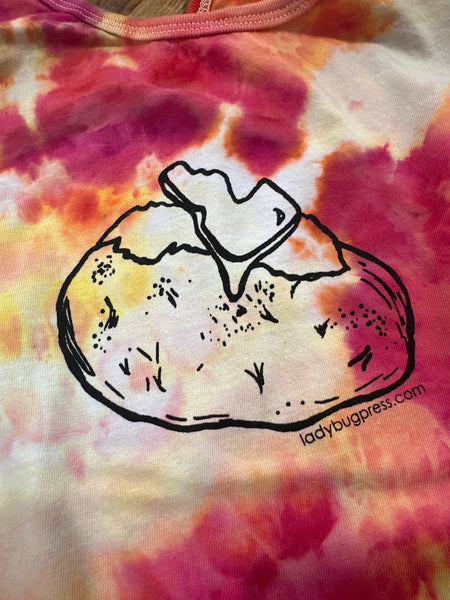 Ice Dyed Spud “Baked Potato” Tank , Adult Sizes