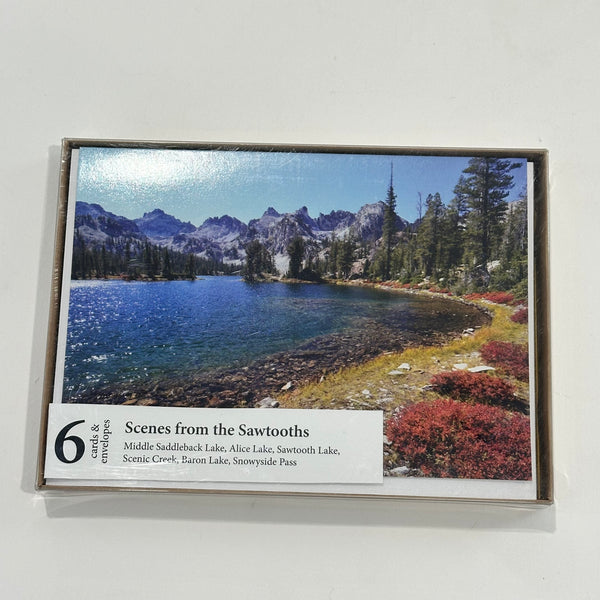 Hiking Idaho, Scenes from the Sawtooths Greeting Cards 6pack