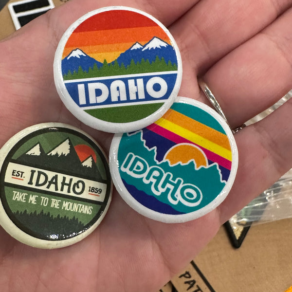 Idaho Souvenir Buttons!