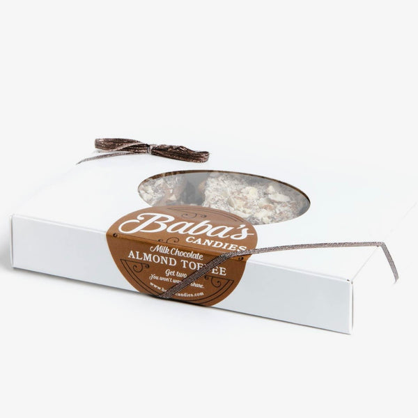 Milk Chocolate Almond Toffee 8oz Gift Box