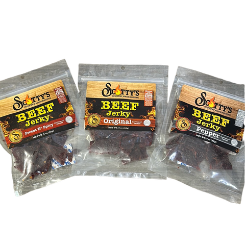 Scotty’s Assorted Beef Jerky, Gluten & MSG Free!