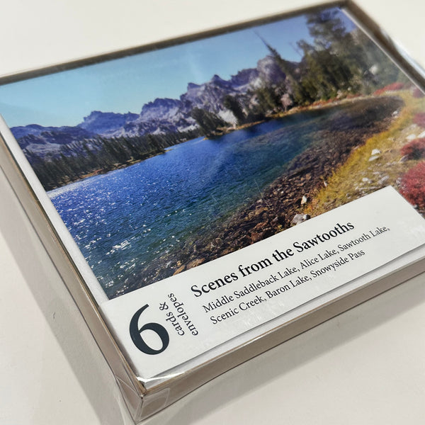 Hiking Idaho, Scenes from the Sawtooths Greeting Cards 6pack
