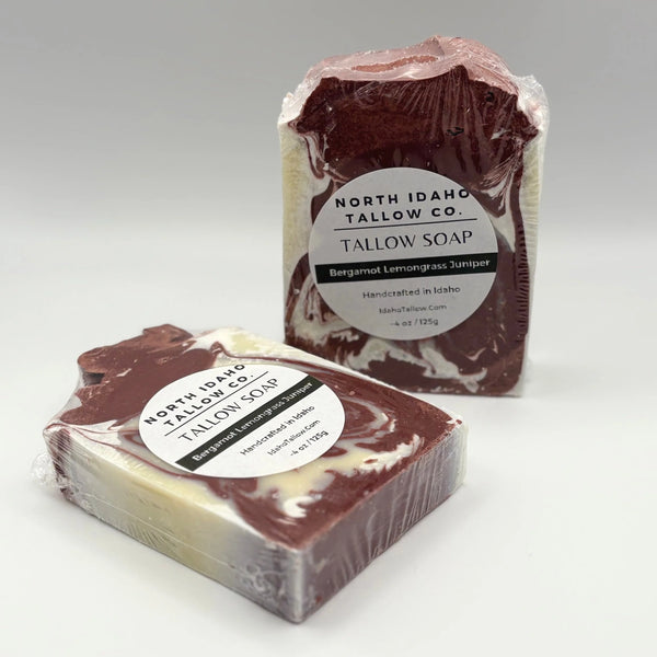 Bergamot Lemongrass Juniper Tallow Soap Bar