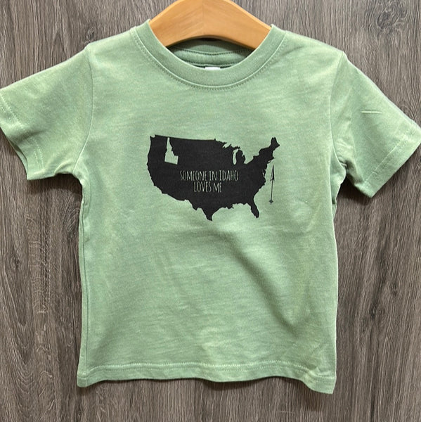 Someone in Idaho Loves Me Toddler Size, BANANA ink
