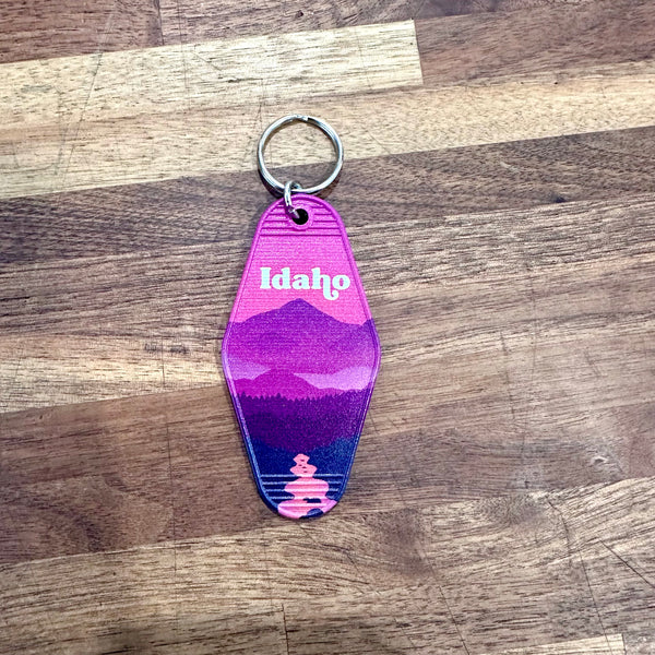 Idaho Retro Keychain