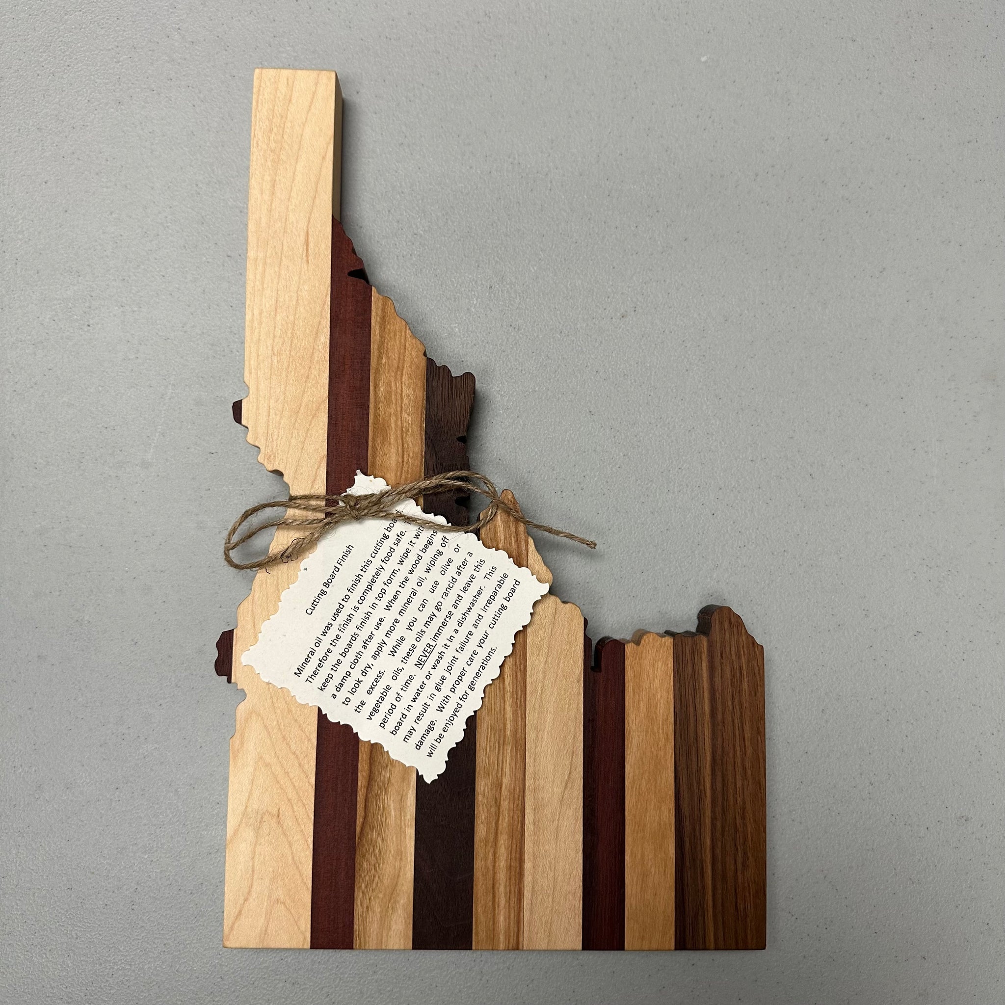 Idaho Shaped Board, Small. Handmade in Boise!