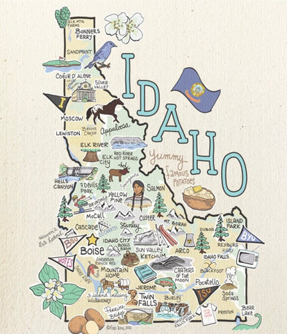 Idaho Dishcloth
