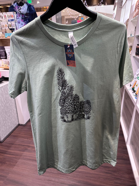 Idaho Morel Tee, BANANA ink