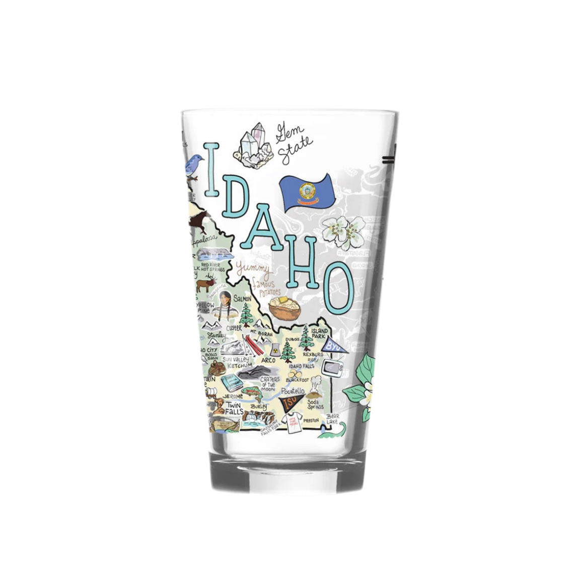 Idaho Glass 16oz