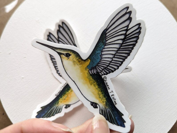 Lauren T Kistner Arts - Hummingbird 3" Sticker