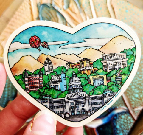 Lauren T Kistner Heart of Boise Magnet
