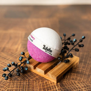 Idaho Huckleberry Bath Bomb, Idaho Soap Company