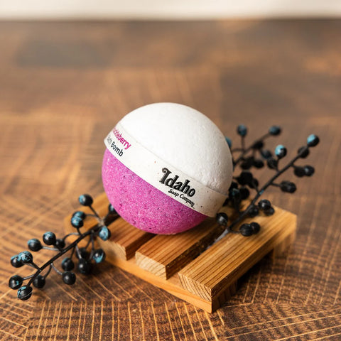Idaho Huckleberry Bath Bomb, Idaho Soap Company