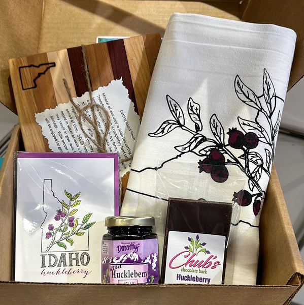 Huckleberry Box, local gifts Handmade Idaho