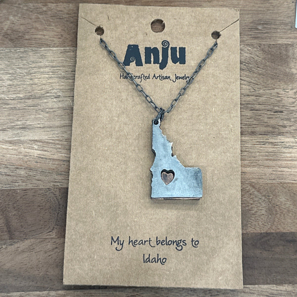 Idaho Heart Necklace