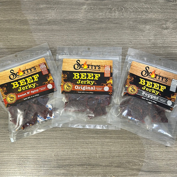 Scotty’s Assorted Beef Jerky, Gluten & MSG Free!