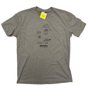 Idaho Potato Trooper T-shirt, Adult Sizes, Eco Friendly Water based Inks