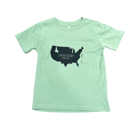 Someone in Idaho Loves Me Toddler Size, BANANA ink