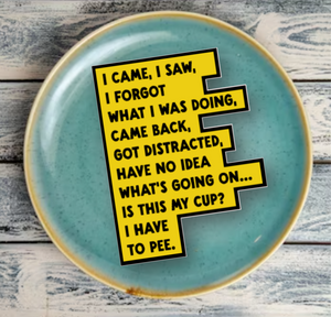 I came I saw I got distracted sticker