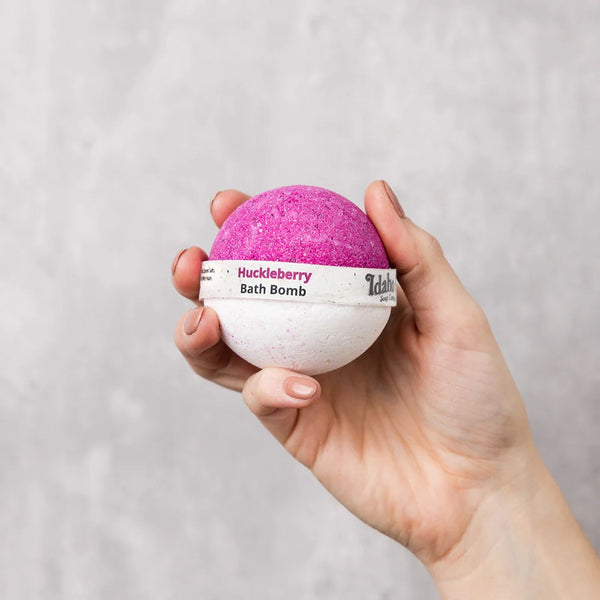 Idaho Huckleberry Bath Bomb, Idaho Soap Company