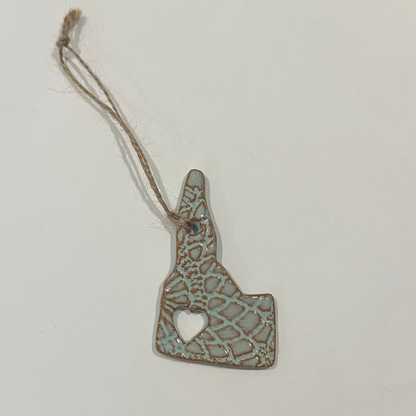 Ceramic Idaho Ornament, Sea Spray