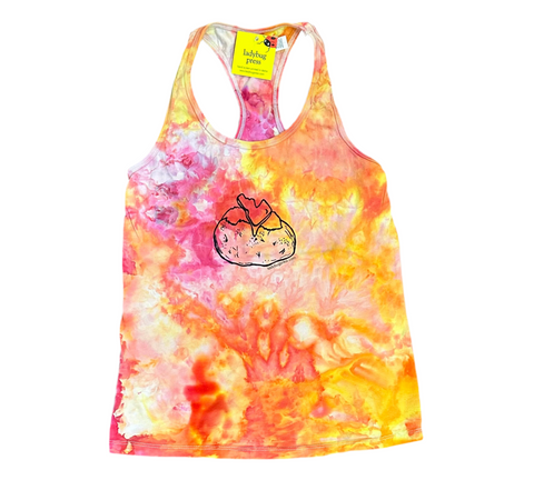 Ice Dyed Spud “Baked Potato” Tank , Adult Sizes