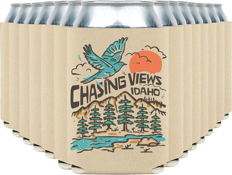 Chasing Views Idaho Coozie, CDA