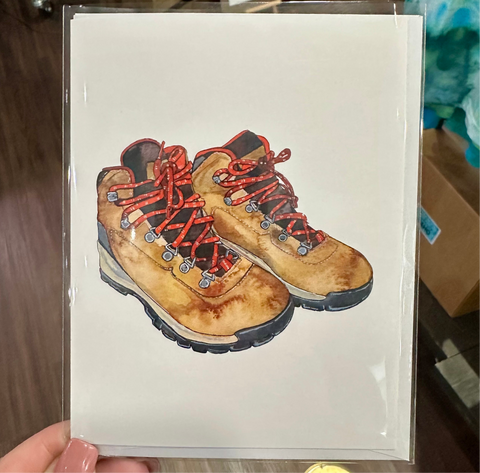 Boot Greeting Card