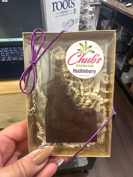 Arno Huckleberry Idaho Shaped Chocolate