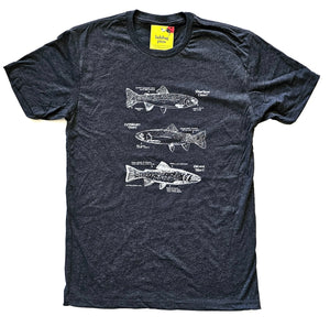 Trout T-shirt, Screen Printed Adult Sizes
