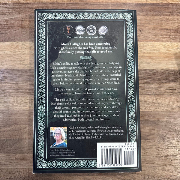We Are Shadows Book, An Irish Ghost Story. Local Idaho Author Gail Grant Park