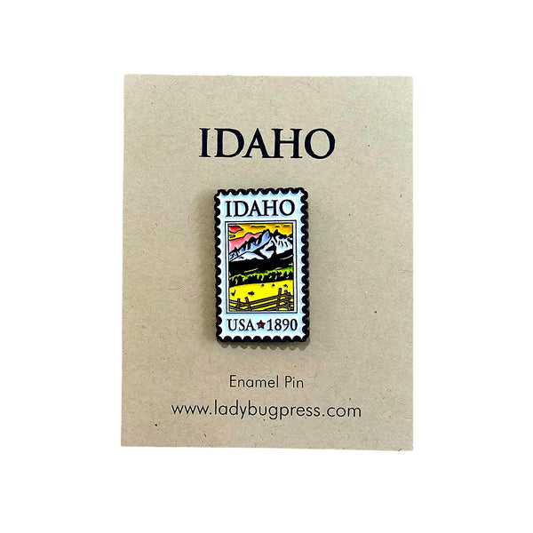 Idaho Stamp Enamel Pin